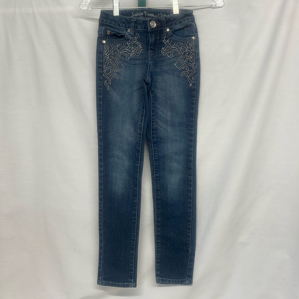 Justice Premium Jeans Girls size 10 S
